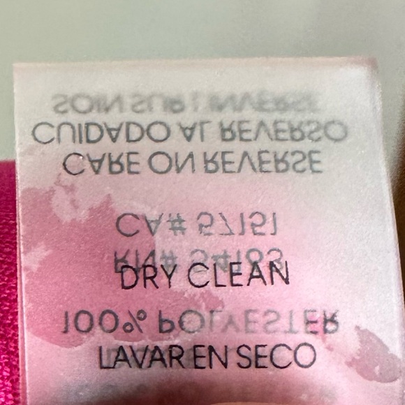 Calvin Klein Floral Pink High Low Summer Flowy Lined Sleeveless VNeck Dress 12 - Picture 11 of 12